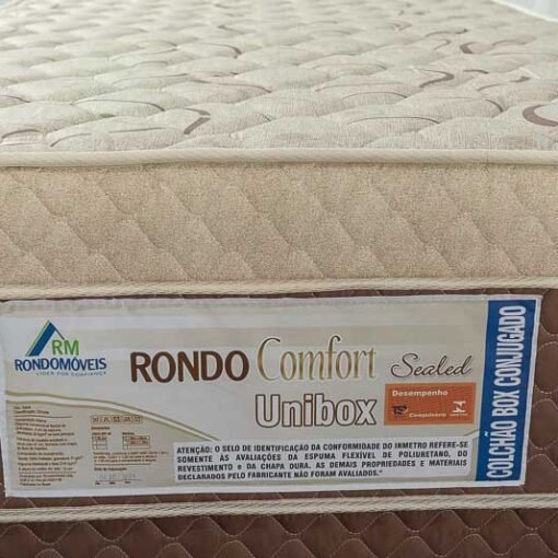 Alternative view of Unibox Solteiro Ortopédico Rondoconfort Rondomóveis - 88x188x60 cm