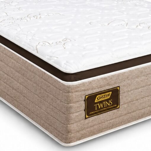 Alternative view of Colchão Casal Molas Ensacadas BlueWave Twins Gazin 138x188x34 cm | Suporta até 290kg