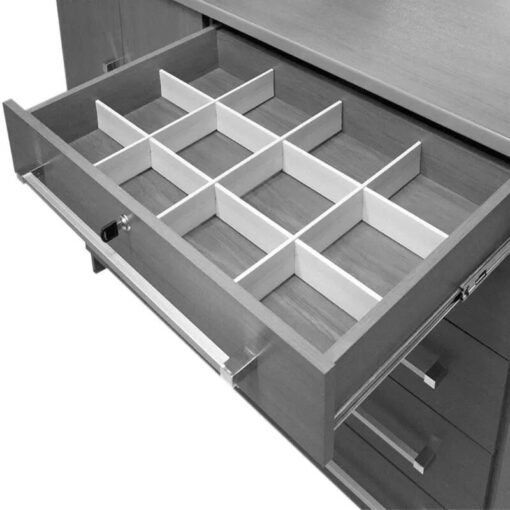 Cômoda New Athos Castanho/Off 5 Gavetas e Sapateira - D Doro - Imagem 5