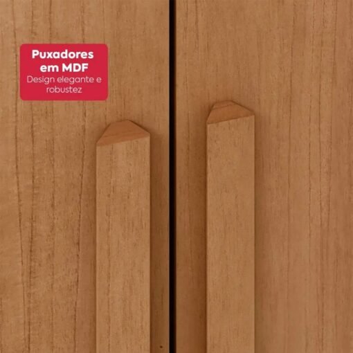 Guarda-roupa Casal 2,36m Andara Amêndoa 8 Portas 4 Gavetas - Lopas - Imagem 7