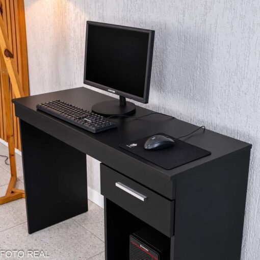 Alternative view of Mesa 1,08m Office NT 2070 Preto 1 Gaveta - Notável