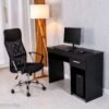 Mesa 1,08m Office NT 2070 Preto 1 Gaveta - Notável