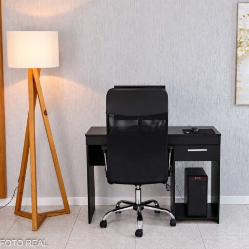 Mesa 1,08m Office NT 2070 Preto 1 Gaveta - Notável - Imagem 5