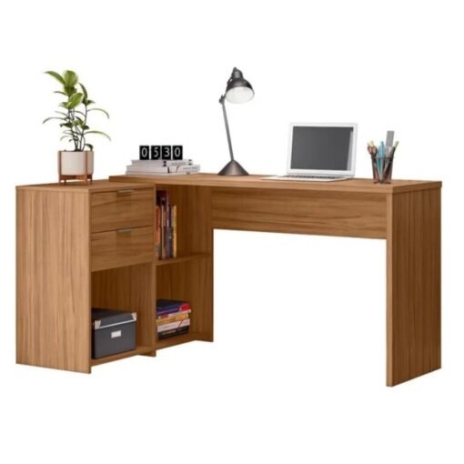 Mesa Office NT 2060 Freijó Notável - 2 Opções de Montagem - Imagem 5
