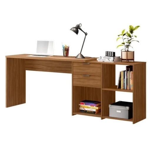 Mesa Office NT 2060 Freijó Notável - 2 Opções de Montagem - Imagem 6