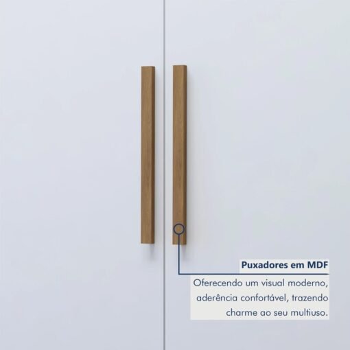 Multiuso 0,60m Natal Branco 2 Portas - Valdemóveis - Imagem 3