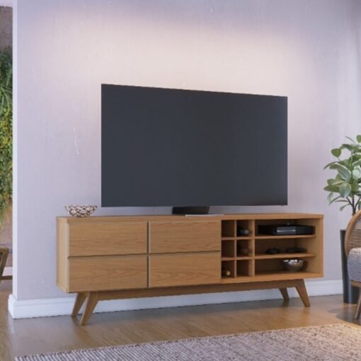 Bancada 1,80m Noronha Freijó Para TV até 70" - Colibri