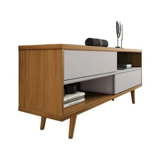 Rack Bancada 1,35m NT 1180 Freijó/Off para TV até 55" - Notável - Imagem 9