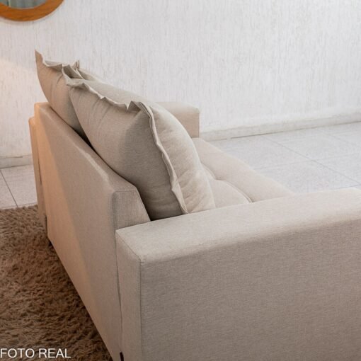 Sofá 2 Lugares 8100 Linho Bege 24 - 1,55m - Imagem 7