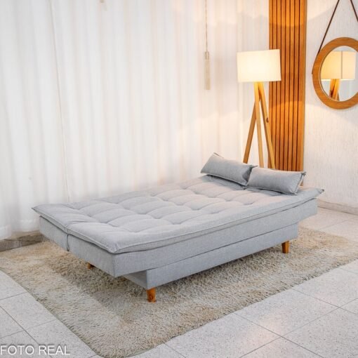 Sofá Cama Premium Linho Cinza 2275 - 1,80m - Imagem 4