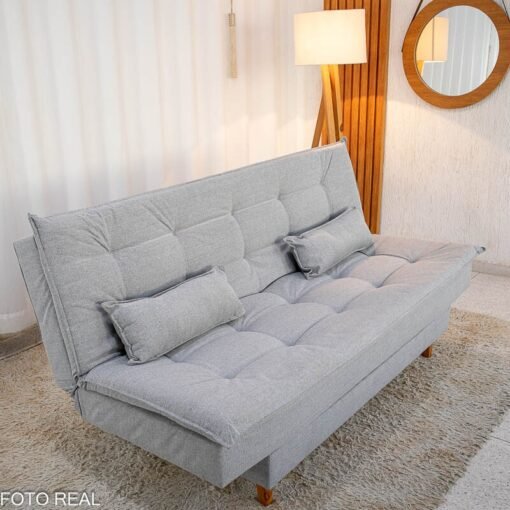Sofá Cama Premium Linho Cinza 2275 - 1,80m - Imagem 6
