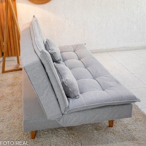 Sofá Cama Premium Linho Cinza 2275 - 1,80m - Imagem 8