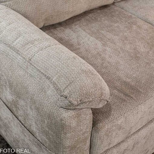 Sofá Cama Tiffany Chenile Marrom Claro 543 - 1,60m - Imagem 15